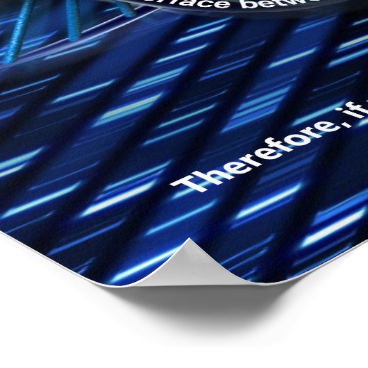 DNA ist ein Blueprint-Poster Poster (Ecke)