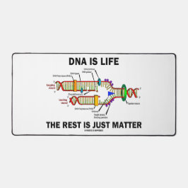 DNA ist Leben die Erholung ist nur Materie Biologi Schreibtischunterlage