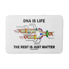 DNA ist Leben die Erholung ist nur Materie Spaß Badematte