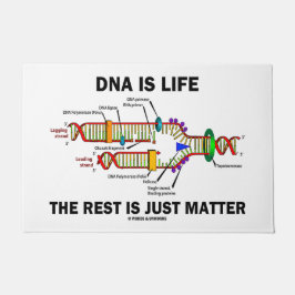 DNA ist Leben die Erholung ist nur Materie Spaß Fußmatte
