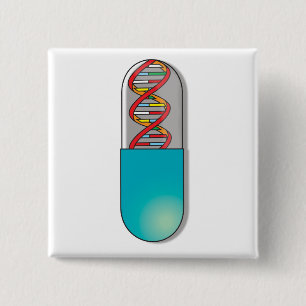 DNA-Kapsel-Wissenschaft Button