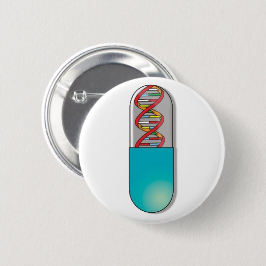 DNA Kapselwissenschaft Button (Vorne & Hinten)
