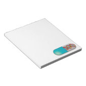 DNA Kapselwissenschaft Notizblock (angewinkelt)