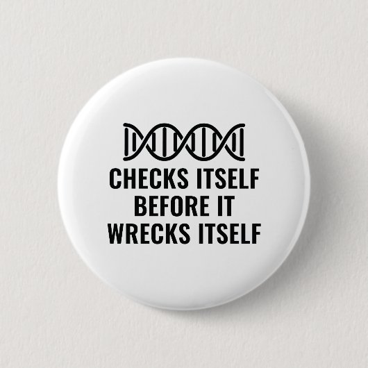 DNA-Karo selbst Button (Vorderseite)