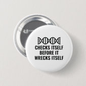 DNA-Karo selbst Button (Vorne & Hinten)