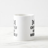 DNA-Karo selbst Kaffeetasse (Mittel)
