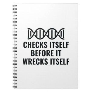 DNA-Karo selbst Notizblock