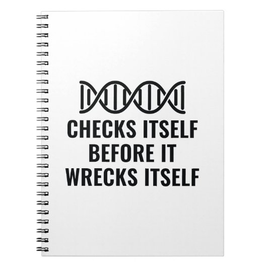 DNA-Karo selbst Notizblock (Vorderseite)