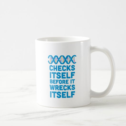 DNA-Karos selbst Kaffeetasse (Rechts)