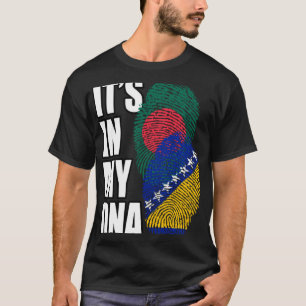 DNA-Kennzeichnung für bosnische und bangladeschisc T-Shirt