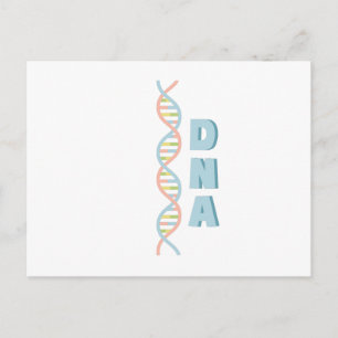 DNA-Kette Postkarte