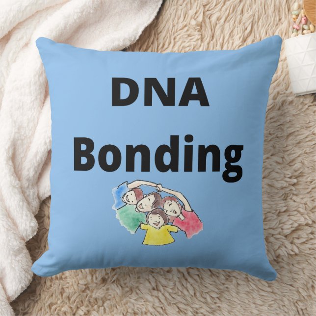 DNA-Knochenwirbel Kissen (Decke)
