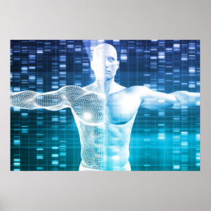 DNA-Kodierung und genetischer Code als Wissenschaf Poster