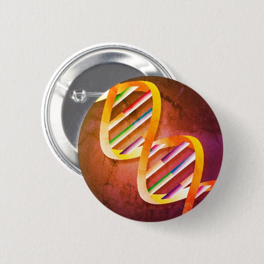DNA-Kunst Button (Vorne & Hinten)
