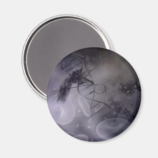 DNA-Labrador Magnet (Vorderseite/Rückseite)