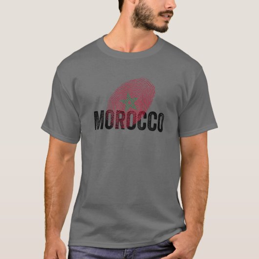 DNA marokkanisch-afrikanisch-maurisch-Stolz Marokk T-Shirt (Vorderseite)