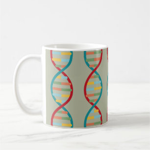 ​ ​ DNA Mitte des Jahrhunderts Moderne STEM-Biolog Kaffeetasse