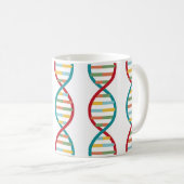  DNA Mitte Jahrhundert Moderne STEM Biologie St Kaffeetasse (VorderseiteRechts)