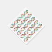  DNA Mitte Jahrhundert Moderne STEM Biologie St Serviette (Ecke)