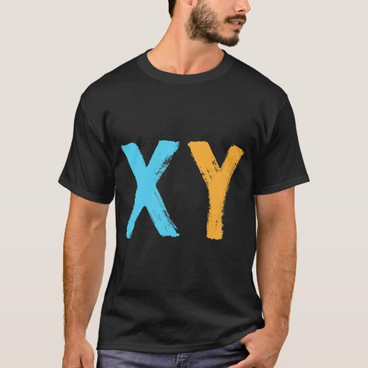 DNA Molecule XY Männlich Chromosom Biotechnologie  T-Shirt (Vorderseite)