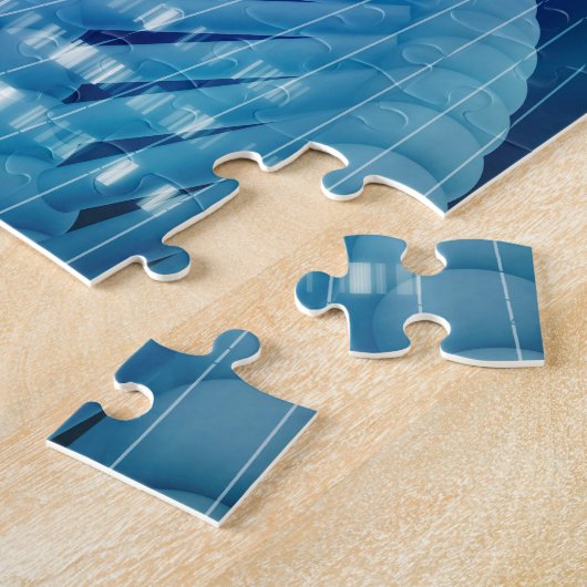 DNA-Molekül-Schneckenwissenschafts-abstrakte Puzzle (Seite)