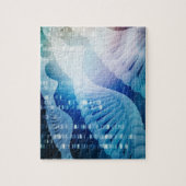 DNA-Molekül-Schneckenwissenschafts-abstrakte Puzzle (Vertikal)