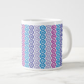 DNA-Muster Jumbo-Tasse (Vorderseite Rechts)