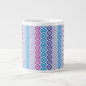 DNA-Muster Jumbo-Tasse (Vorderseite)