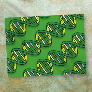 DNA-Muster Medizinische Wissenschaft Postkarte