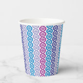 DNA-Muster Pappbecher (Rückseite)