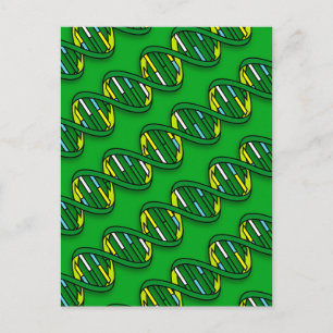DNA-Muster-Wissenschaft Postkarte