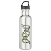 DNA - Notizbuch für Wissenschaft/Wissenschaft/Biol Edelstahlflasche (Vorderseite)