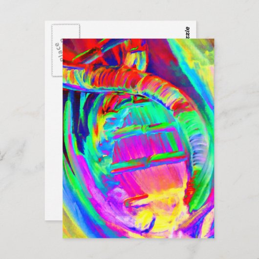 DNA-Postcard-Replikation Postkarte (Vorne/Hinten)