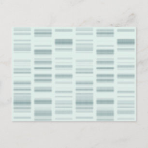 DNA-Profile: Genetische Anleitungen zur Schaffung  Postkarte