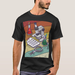 DNA-Profiler der Retro Science Psychology T-Shirt