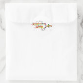 DNA-Replikation Runder Aufkleber (Tasche)