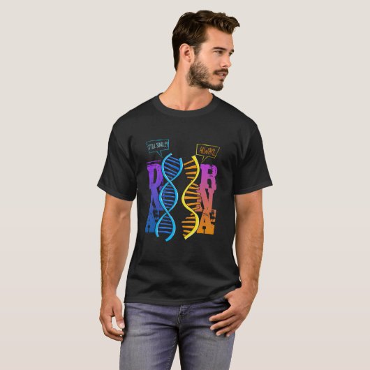 DNA Rna Molekularbiologie Pub Science Genetics Gen T-Shirt (Vorne ganz)