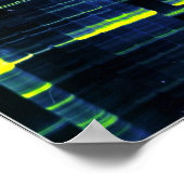 DNA-Sequenzgel 1 Poster (Ecke)