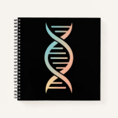 "DNA Spiral Simplicity" Notizblock (Vorderseite)