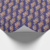 DNA Spotlight Medizin Geschenkpapier (Ecke)
