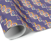 DNA Spotlight Medizin Geschenkpapier (Rolleneckpunkt)