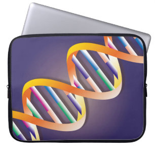 DNA Spotlight Wissenschaft Laptopschutzhülle