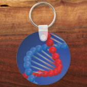 DNA-Strand-Schlüsselanhänger Schlüsselanhänger (Vorderseite)