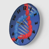 DNA-Strand-Uhr Große Wanduhr (Winkel)