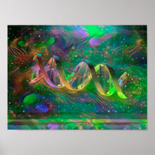 DNA-Strang-Artwork Poster