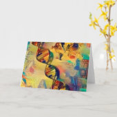 DNA-Strang Karte (Gelbe Blume)
