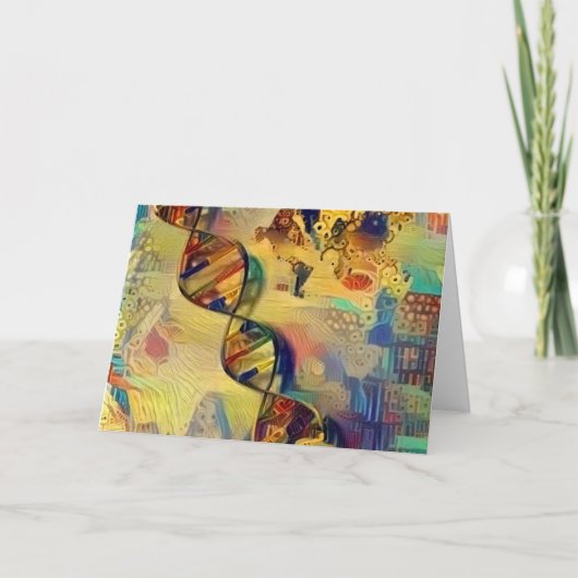 DNA-Strang Karte (Vorderseite)