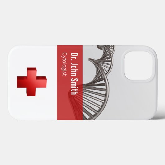 DNA-Strang-Kreuz der beruflichen Medizinwissenscha Case-Mate iPhone Hülle (Rückseite (Horizontal))