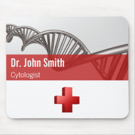 DNA-Strang-Kreuz der beruflichen Medizinwissenscha Mousepad