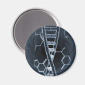 DNA-Strang Magnet (Vorderseite/Rückseite)